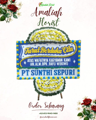 Papan Bunga Duka di Purwobinangun
