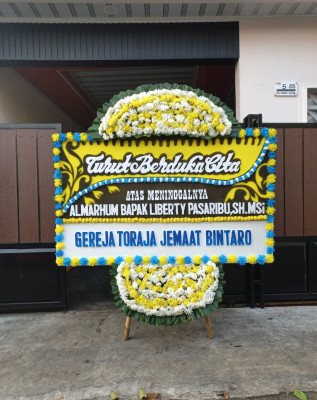 Papan Bunga Duka di Purwobinangun