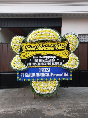 Papan Bunga Duka di Purwobinangun