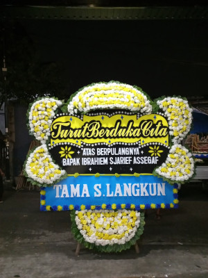 Papan Bunga Duka di Purwobinangun