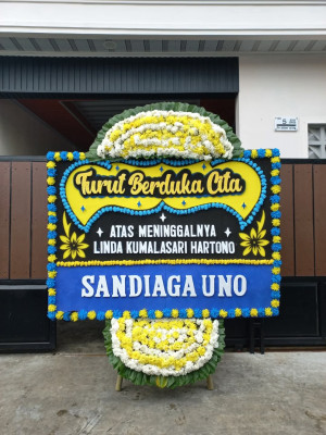 Papan Bunga Duka di Purwobinangun